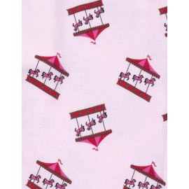 Leveret Kids Pajamas Matching Doll & Girls Pajamas 100% Cotton Pjs Set (Carousel,Size 6 Years)