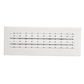 PATIKIL 24x8 Inch Plastic Ventilation Grille, Return Air Vent Cover Removable Vent Filter Grilles with Built-in Mesh Screen for Wall or Ceiling HVAC Vents, White
