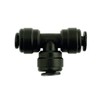 Connect 31039 Push-Fit Tee Union 12mm 5pc,Black