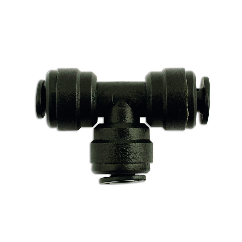 Connect 31039 Push-Fit Tee Union 12mm 5pc,Black