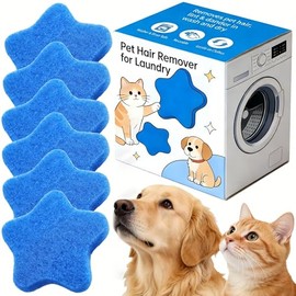 6 PCS Pet Hair Remover - Eco-Friendly Laundry Pet Hair Catcher