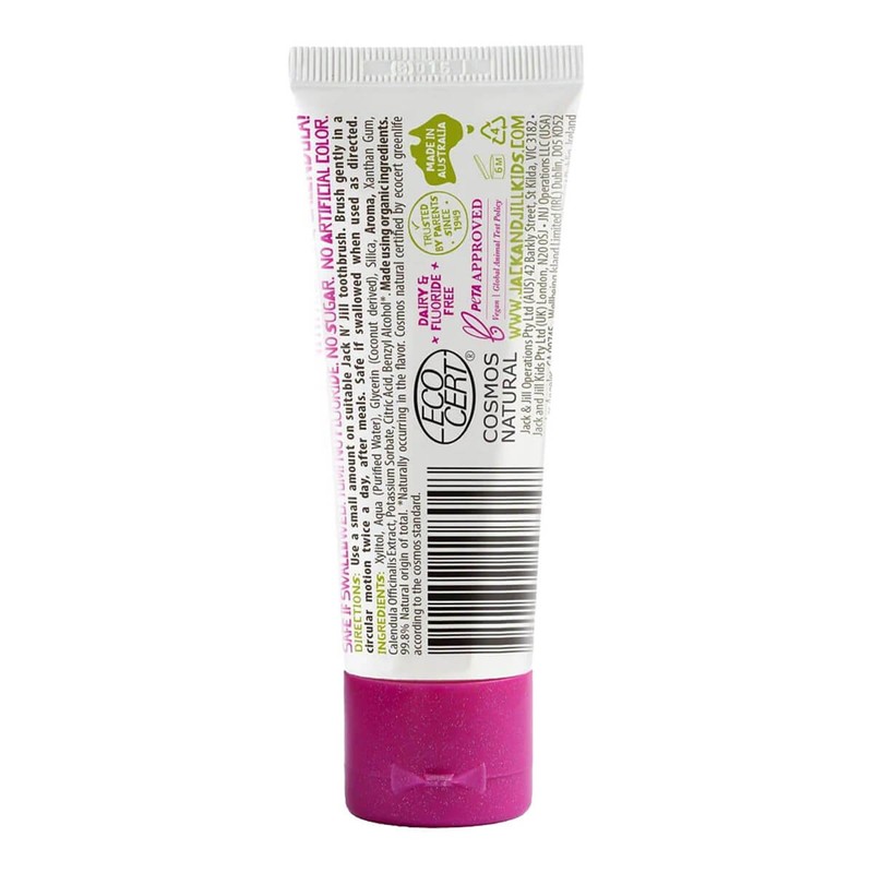 Jack N Jill Natural Toothpaste - Berries & Cream, 50g