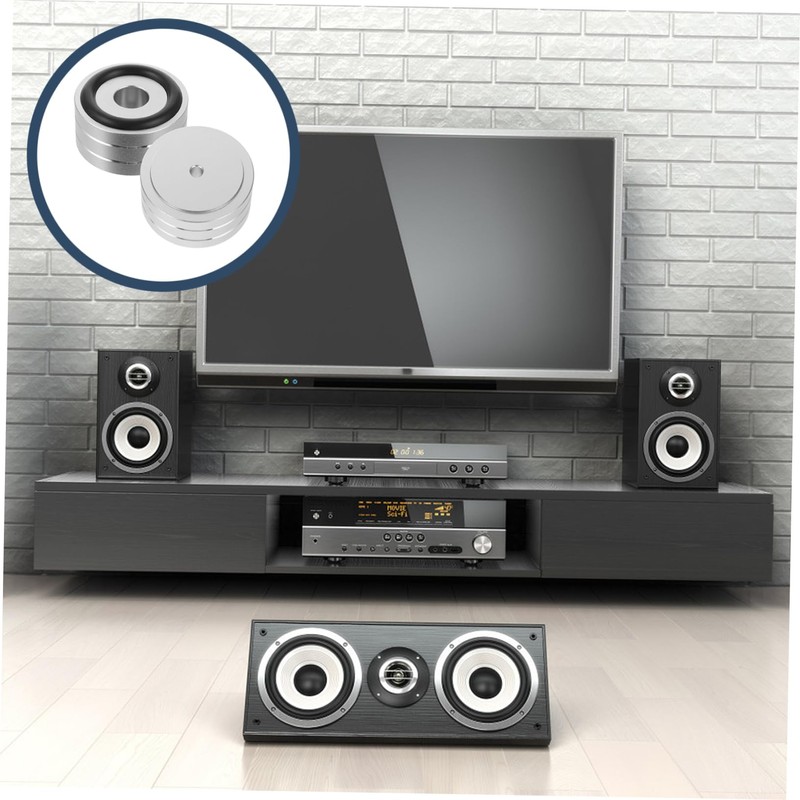 LABRIMP 2pcs Vibration Pads for Amplifiers and Speakers High Density