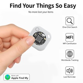 2025 New Air Tags-4 Pack,Bluetooth Tracke Work with Apple Find My(iOS Only), Smart Tag Item Finders for Key, Luggage, Backpack，etc.