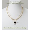 OZEL Layered Necklaces for Women 14K Gold Plated Dainty Gold