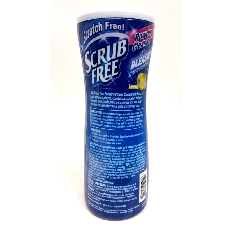 BrandsAMG LOT 5 ScratchFree Scrub Free Powder Cleanser w/ Bleach