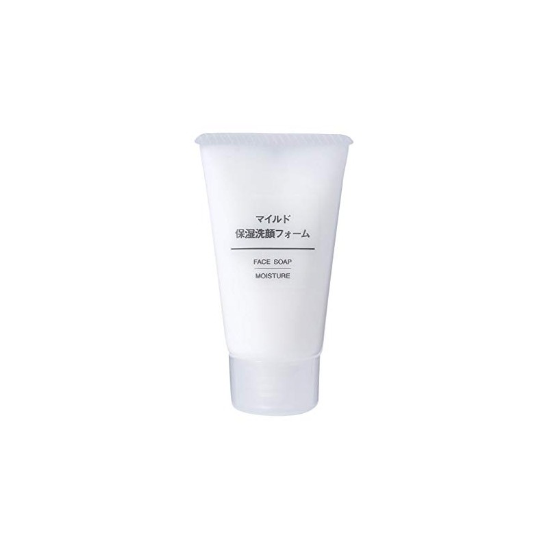Muji 76461302 Mild Moisturizing Facial Cleansing Foam, Portable