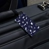 Space Pattern with Stars Planets Ships Luggage ID Tag