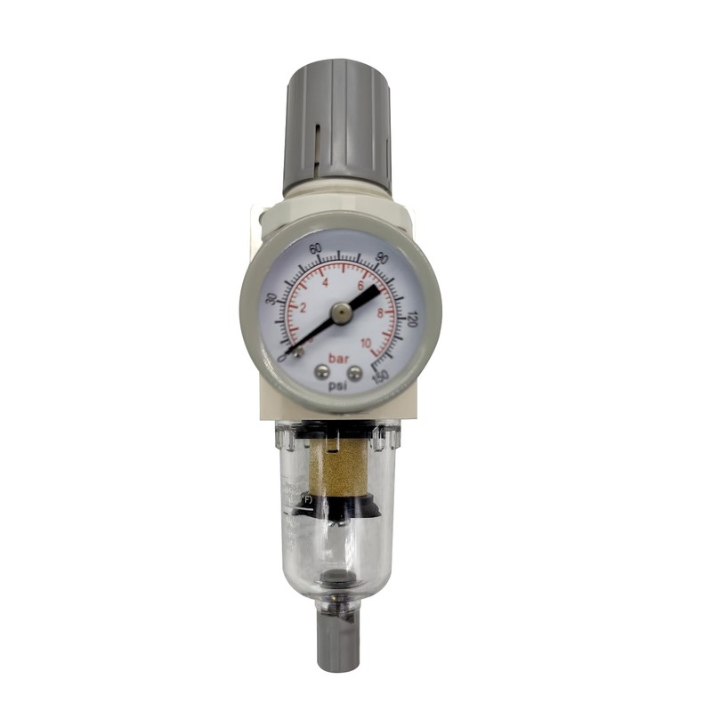 ANPTGHT 1/4" NPT Compressed Air Filter Regulator Combo Piggyback with
