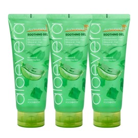 (3ea) Foodaholic Aloha Hawaii Aloe Vera Soothing Gel 200ml / Moisturizing Cream. Soothing. Moisturizing. Aloe Gel / (3개)푸드어홀릭 알로하와이 알로에베라 수딩젤 200ml 수분크림.진정.보습.알로에젤