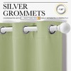 NICETOWN Nursery Essential Thermal Insulated Solid Grommet Top Blackout Curtains/Drapes
