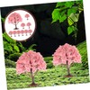 DOITOOL Miniature Cherry Tree, Architectural Tree Model, DIY Micro Landscape