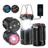 4 Pack Collapsible LED Camping Lantern, Consciot USB C Rechargeable