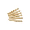 Multicraft Imports Wood Doll-Peg Clothespins Round-Natural 4.25" 6/Pkg (27126926)