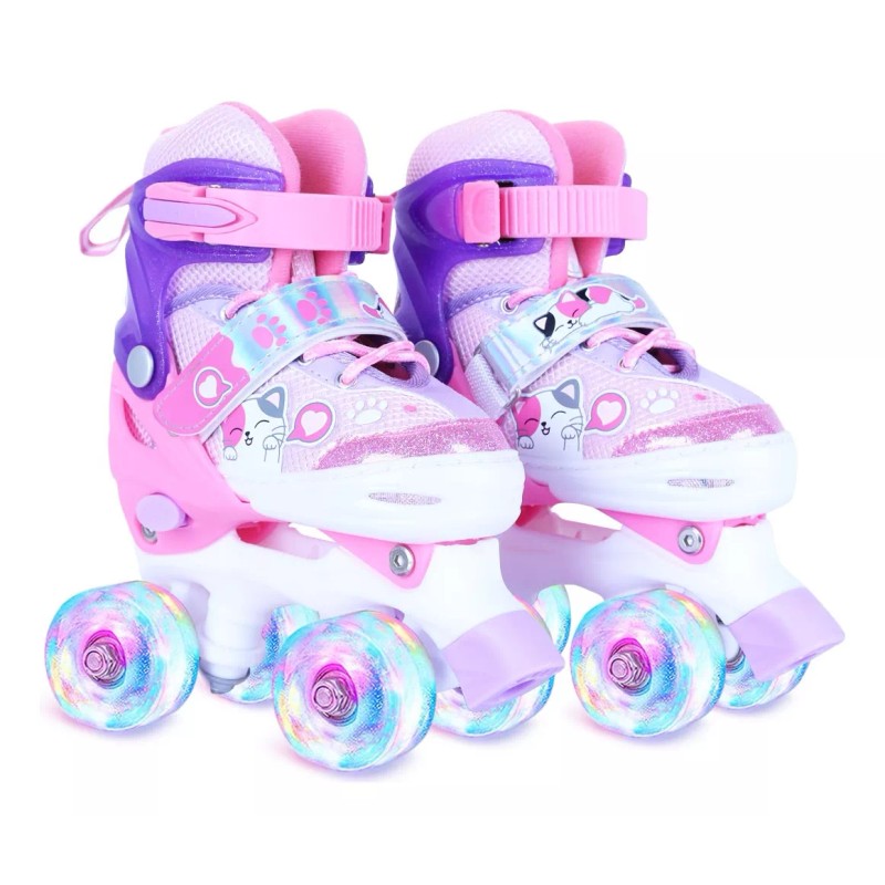 Trixter Patines De 4 Ruedas Ajustable Niño Niña Con Kit