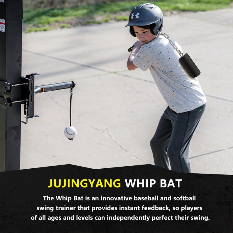 JUJINGYANG Baseball Softball Swing Trainer Bat, Baseball Hitting Trainer with