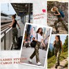OCANXUE Women's Cargo Pants Relaxed Fit Camo Pants Straight Leg