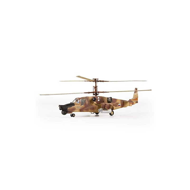 Zvezda 500787216 500787216-1:72 Russ. Attack Helicopter Hokum-Plastikbausatz-Modellbausatz-Zusammenbauen-Bausatz-für Einsteiger-detailliert, Olive
