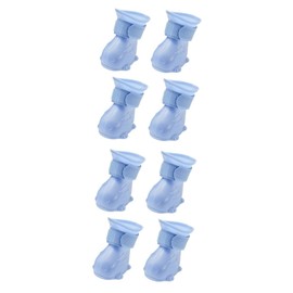 FRCOLOR Sets Anti-Slip Dog Shoes for Rain Tep Booties Outdoor Dog Shoes Comfortable Small Pcs