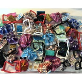 LPS Pet Shop 4 PC Random Accessories Nerd School Skirt Glasses Lot CAT not Included