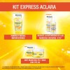 Kit Garnier Express Aclara: Serum, Crema Y Gel Vitamina C