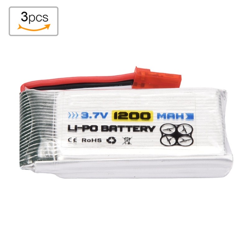 ENGPOW 3.7V 1200mAh Rechargeable LiPo Battery with JST Plug RC