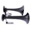 United Pacific 46127 Black 3 Trumpet Train Horn, 12V Heavy-Duty