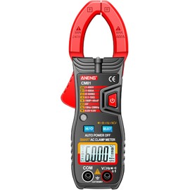 Mingzhe CM81 multímetro de abrazadera de CA inteligente tipo abrazadera 6000 recuentos voltímetro de rango automático 600A medidor de resistencia de
