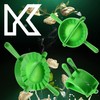 KADAX Dumpling Maker, Red/Green Mould for Dumpling and Ravioli, Pierogi