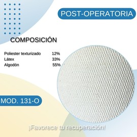 Suspensorio post operatorio de algodón texturizado para hombre, tanga de entrenamiento atlético, cinturón de 3 pulgadas