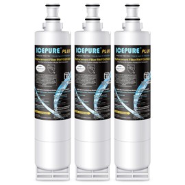 ICEPURE PLUS NSF53&42 Refrigerator Water Filter,Compatible with Whirlpool 4396508, 4396510,Filter 5,EDR5RXD1,4392857,wf285,pnl240v,4396918,RWF0500A,9010,wf-nl300,wf-l500, 3PACK(Package Varies)
