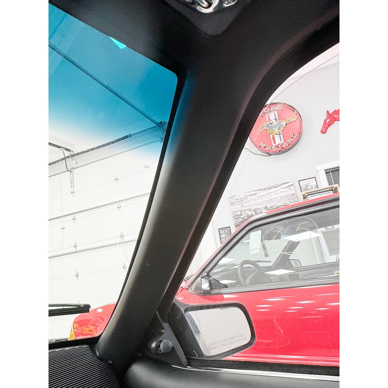 Black Front Windshield A-Pillar Interior Trim Moldings & Hardware for