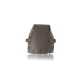 LAUTUS Heavy-Duty Knee Pads, Construction, Flooring, Roofing, Gardening, Oiled Tanned Leather Kneepads, Knee Pads for Men and Women, Double Thick Linning, Dark Brown