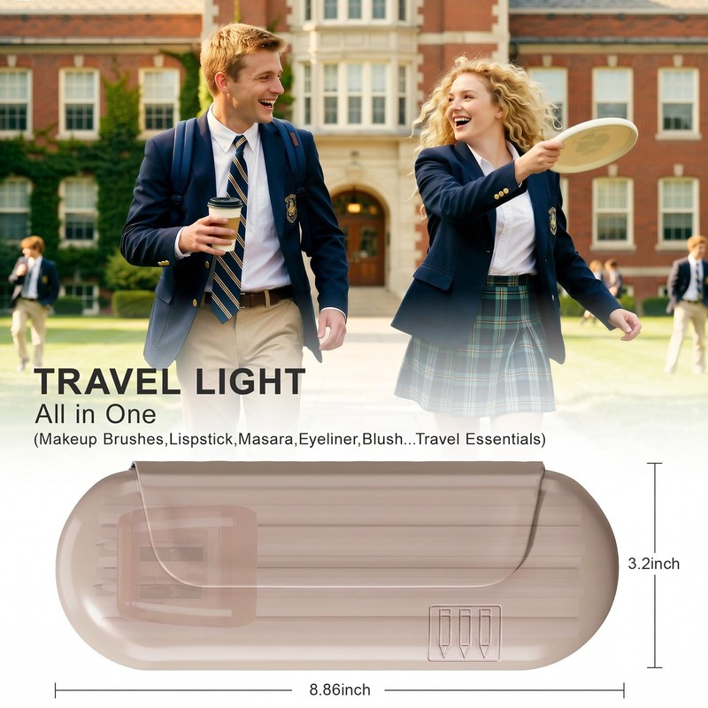 AGIKET Silicone Pencil Case - Large Capacity Magnetic Clasp Pen