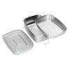 Lunch Box, 2 Tier Stainless Steel Food Container Metal Lunch