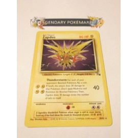 Pokémon Zapdos - Fossil - 30 [Toy]