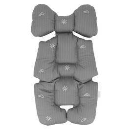Baby Stroller Cushion Cotton Liner Insert Warm Comfortable Breathable Washable Baby Stroller Cushion Pad Seat Liner Cover Dark Grey