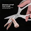 Nikou Stainless Steel Kitchen Scissors with Magnetic Scissors Sleeves, Multi-Purpose