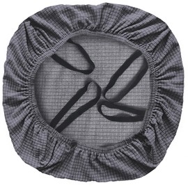 FYTXSZ Office Chair Seat Cover Universal Fit Stretch Washable Slipcover Protector For Desk Swivel Computer Chair (Grey)