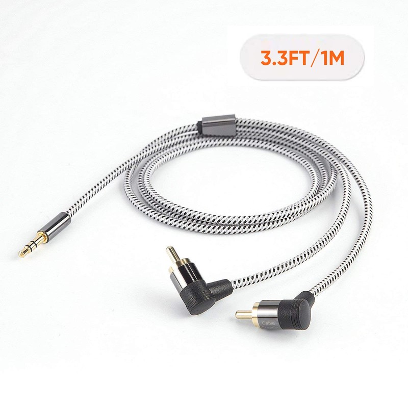 CableCreation RCA to 3.5 mm, 3.5 mm to 2 RCA