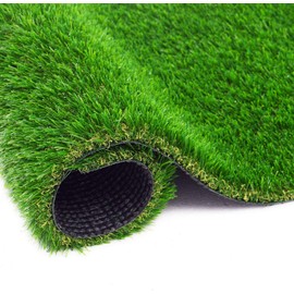 ZGR Artificial Garden Grass 6 ft x 11 ft Premium Lawn Turf, Realistic Fake Grass, Synthetic Turf, Thick Pet Turf, Fake Faux Grass Rug with Drainage Holes Indoor/Outdoor Landscape Customized Available