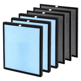 Hichoryer HSP001 True HEPA Filter Replacement, Compatible with HSP001 Air Purifier, 4 in 1 H13 True HEPA and Activated Carbon Pre-Filter, 3 Pack