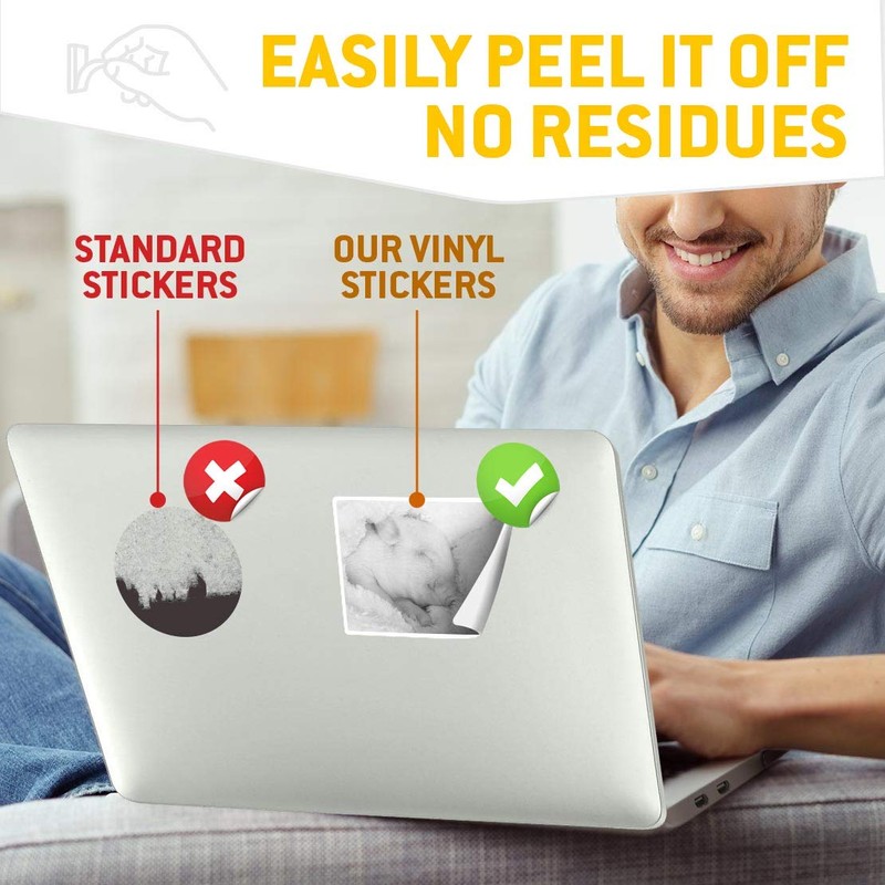 2 x 10cm Rectangle Stickers - Adorable Sleepy Piglet Piggy