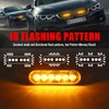 6-LED Warning Emergency Strobe Light XTAUTO Universal 12V-24V Super Bright