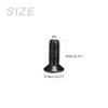 METALLIXITY 350pcs M3 x 8mm Flat Head Screws Carbon Steel