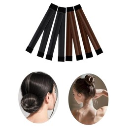 Kids Girls Women Ballerina Dance Ballet Bun Maker for Hair,Easy French Twist,2 Brown,2 Black