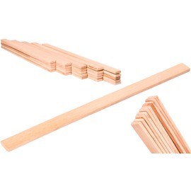ToolSpace 25 x Wooden Paint Stirrers 300 mm Stirrers for Paints, Mixing Sticks, Colour Easy Mixing, Colour Stirrer, Spatula, Modelling Making, Crafts, Painting, Art, Mixing Rod for Mixing All Colours,