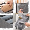 BDSHUNBF 2 Pack Clothes Drawer Organisers, with Hanger Hook, 7