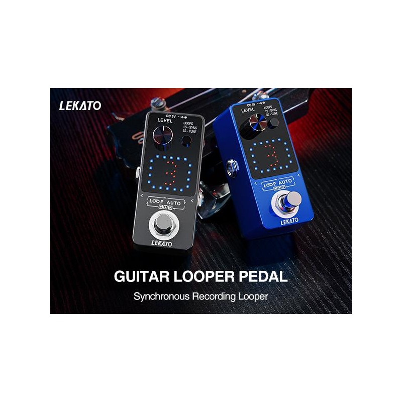 LEKATO Looper Pedal, Guitar Effect Pedal Set with Single Loop