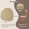 OVOV Chair Cushions for Dining Chairs Set of 4 Beige